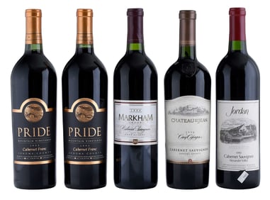 Five Bottles 1990-1994 California Red Wines