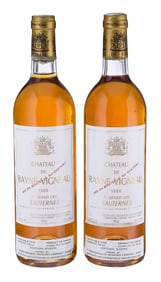 Two Bottles 1989 Chateau de Rayne Vigneau