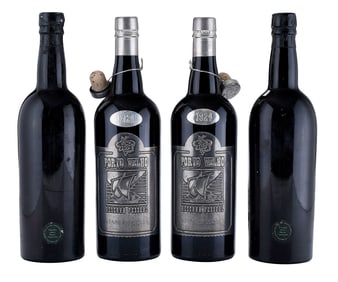 Four Bottles of Assorted Port, Cockburn's and Stanley M. Karp