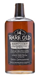 Rare Old 14 Years Mellow Sippin' Bourbon Whiskey