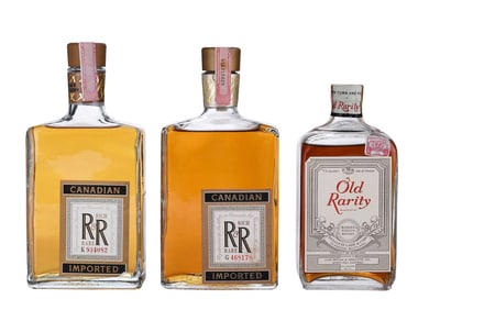 Three Assorted Bottles of Whiskey