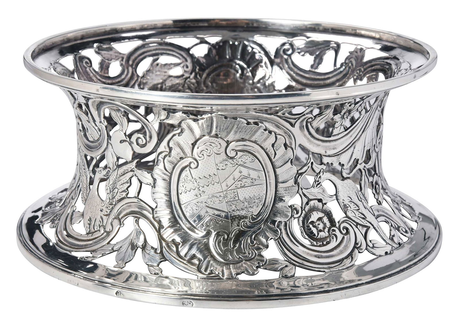 George II Irish Silver Dish Ring, John Laughlin (1 of 16)