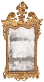 George I Carved and Gilt Mirror