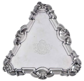 George II English Silver Kettle Stand, John White