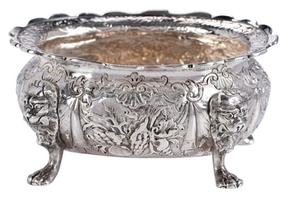 George II Irish Silver Sugar Bowl, Robert Calderwood