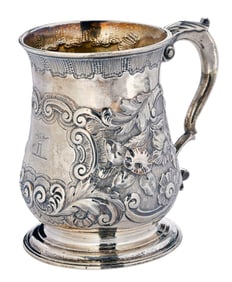 George II English Silver Mug