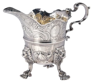 George II Irish Silver Creamer