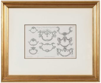 Thomas Chippendale, Four Framed Engravings