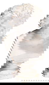 White Marble Bust of Beethoven: 20th century, 14-1/2 x 9-1/8 x 5-1/2 in. Provenance: The Jerold Krouse Collection