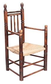 Massachusetts Pilgrim Century Great Chair