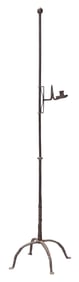 Continental Adjustable Wrought Iron Candlestand