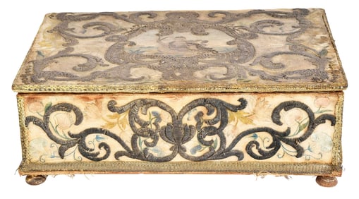 English 17th Century Needlework Box