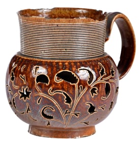 Nottingham Carved Double Walled Stoneware Mug