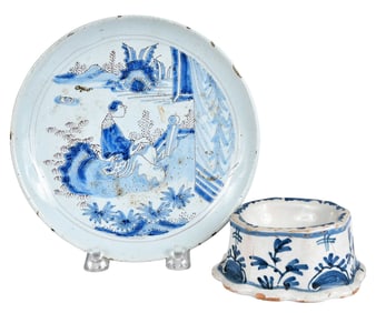 Delft Salt and Saucer