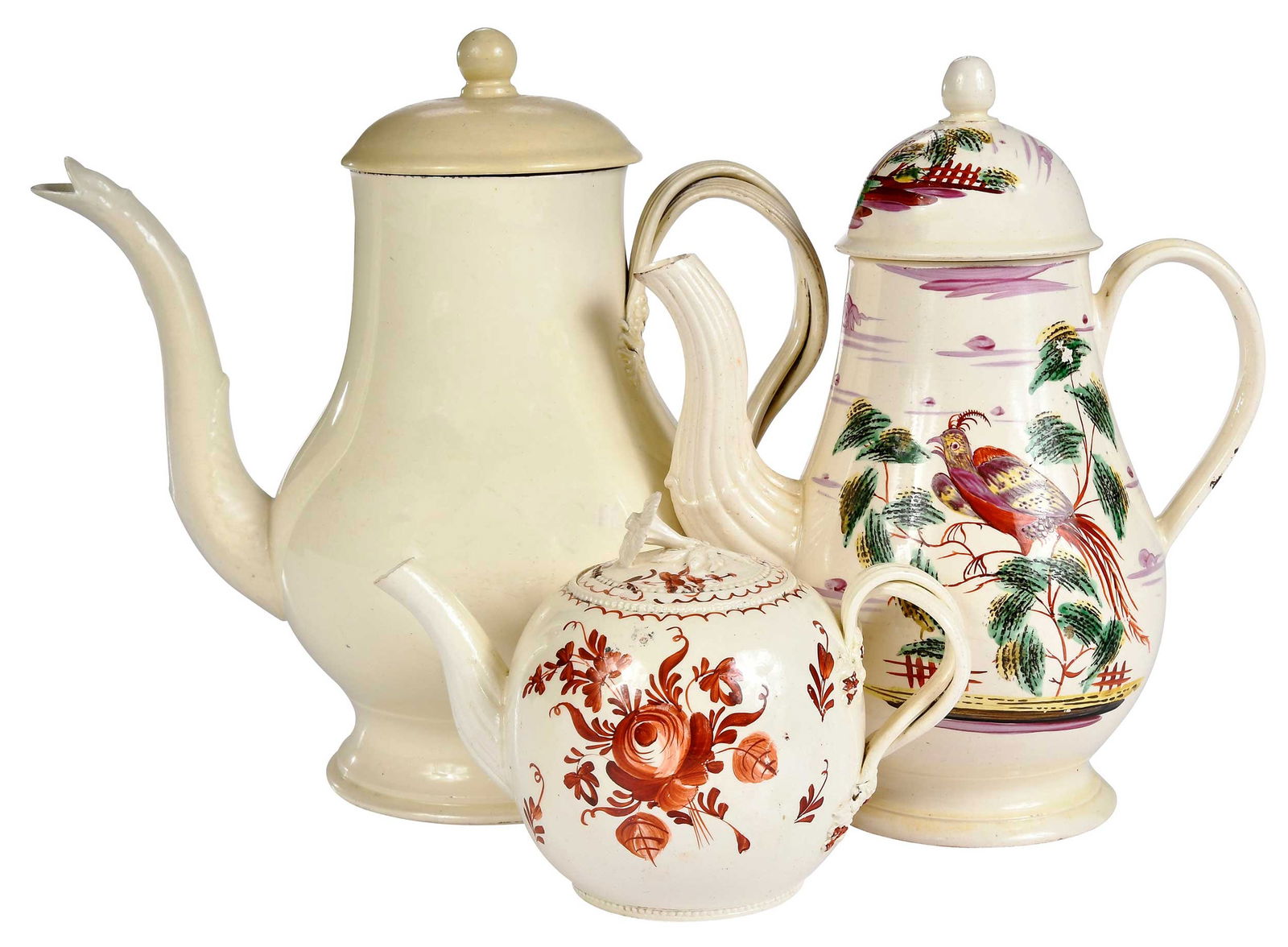 Three Staffordshire Creamware Serving Pieces (1 of 13)