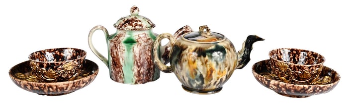 Six Pieces of English Creamware