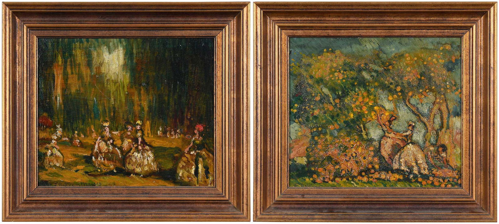 Federico Beltran Masses, Pair of Paintings (1 of 12)