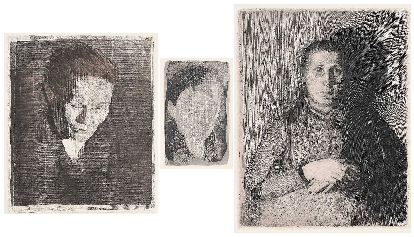 Kathe Schmidt Kollwitz, Three Prints (1 of 7)