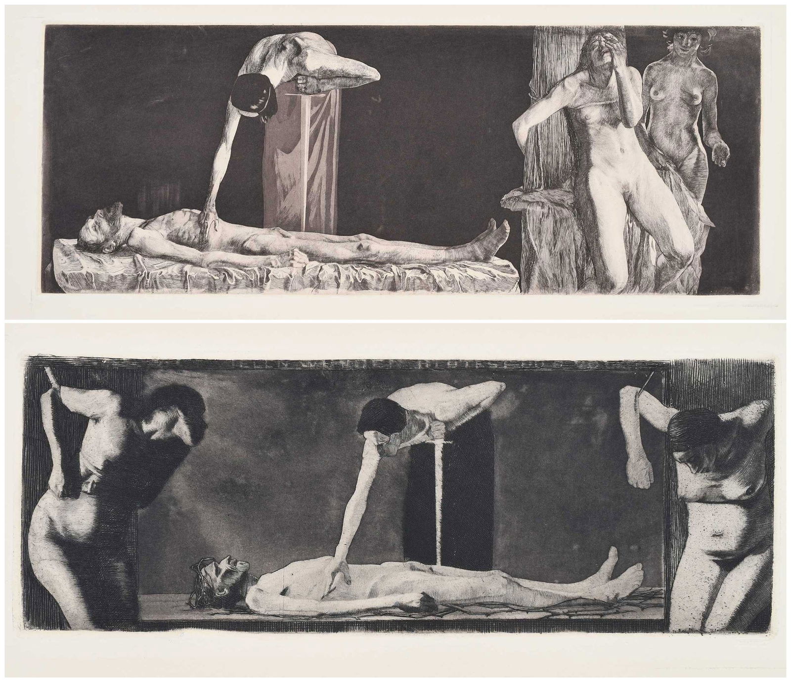 Kathe Schmidt Kollwitz, Two Prints (1 of 8)