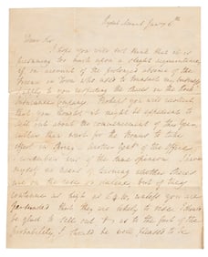 British Poet William Wordsworth Signed Letter