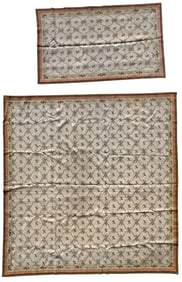 Two Portuguese Needlework Carpets