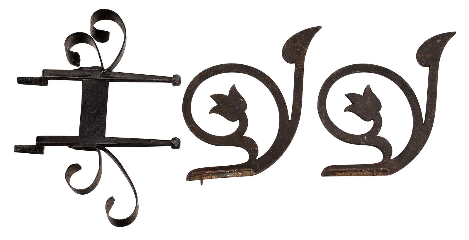 Three Wrought Iron Household Elements (1 of 7)