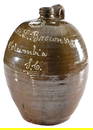 Extremely Rare Collin Rhodes Attributed 3 Gallon Edgefield SC Merchants Jar