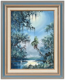 Robert L Lewis, Florida Highwayman Painting