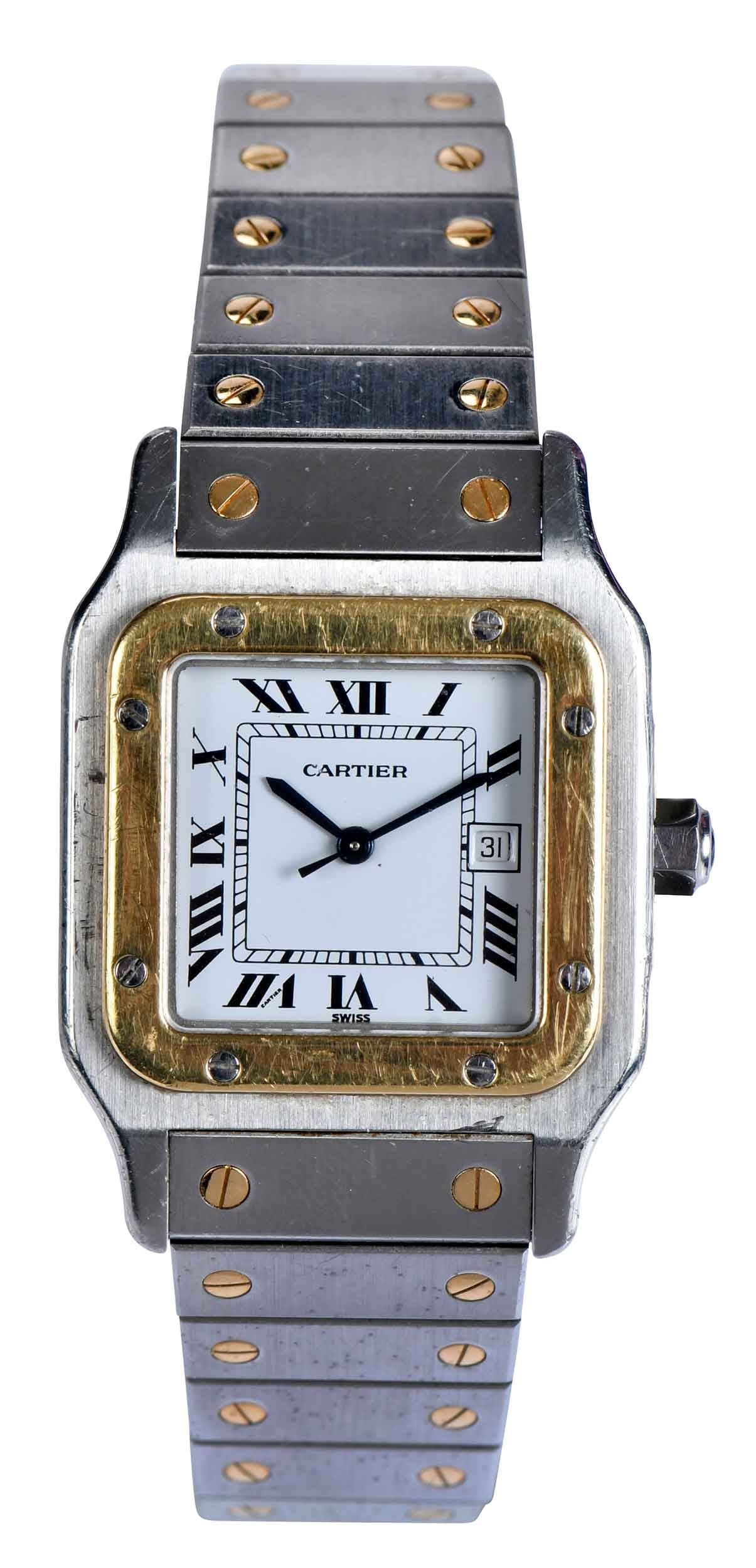 Santos de Cartier Two Tone Watch (1 of 10)