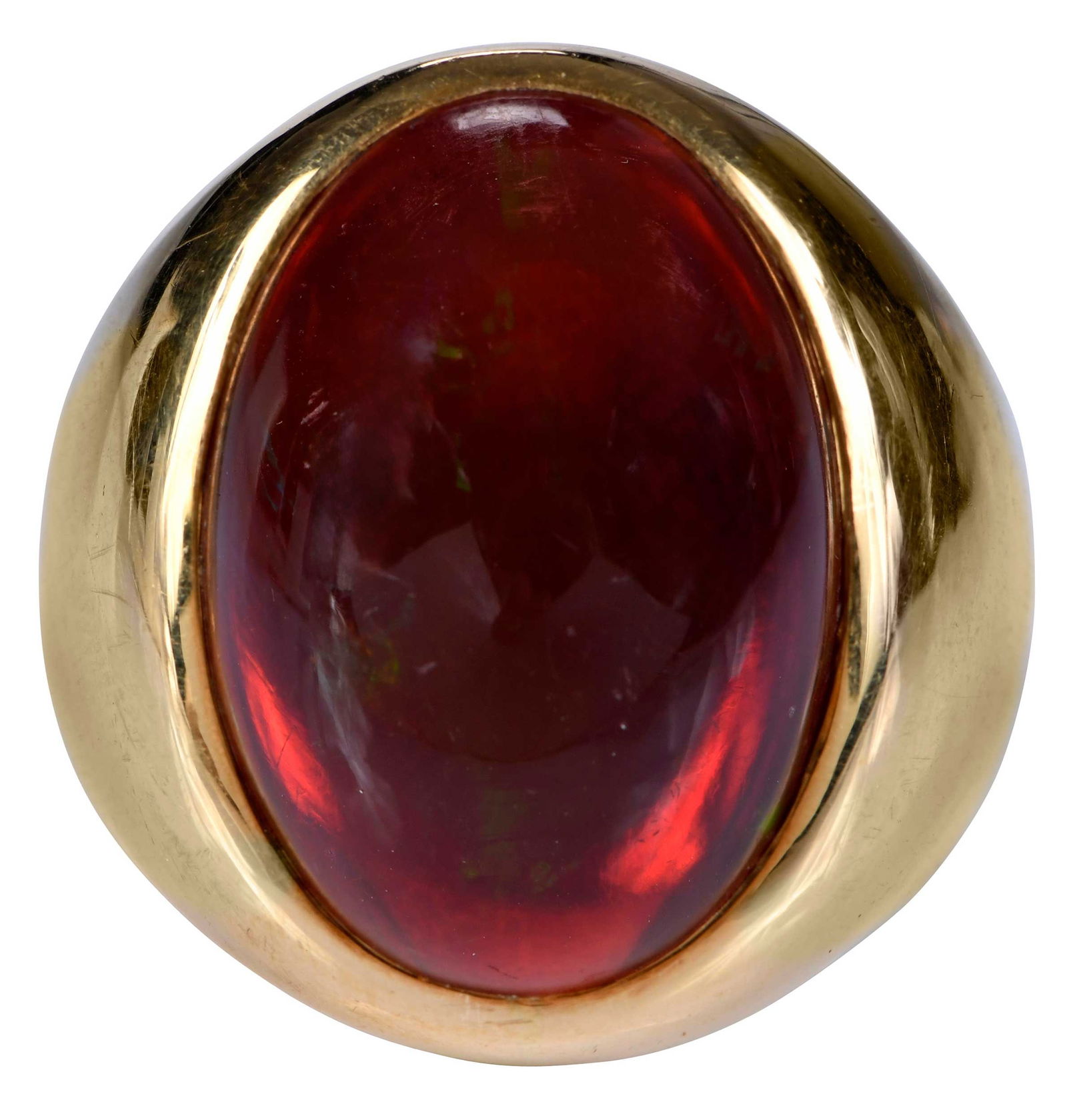 14kt. Men's Chocolate Opal Ring (1 of 6)