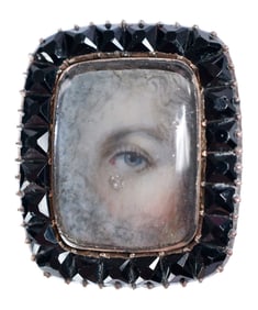 Original Gemstone Lover's Eye Brooch