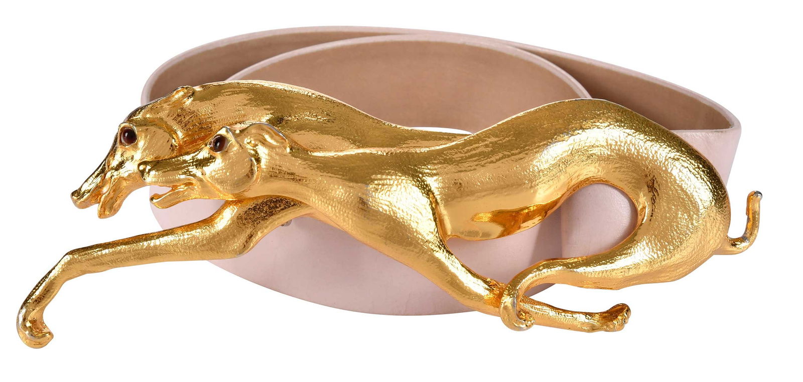 Christopher Ross 24kt. Gold Plated Greyhound Belt (1 of 5)