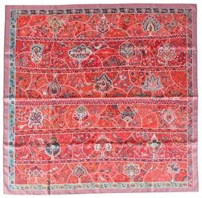 Hermes Au Pays Des Oiseaux-Fleurs Silk Scarf