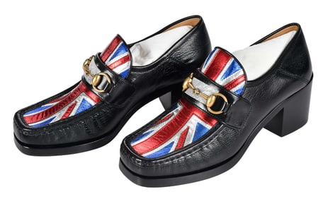Gucci Union Jack Horsebit Loafers