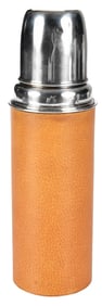 Hermes Leather Wrapped Thermos