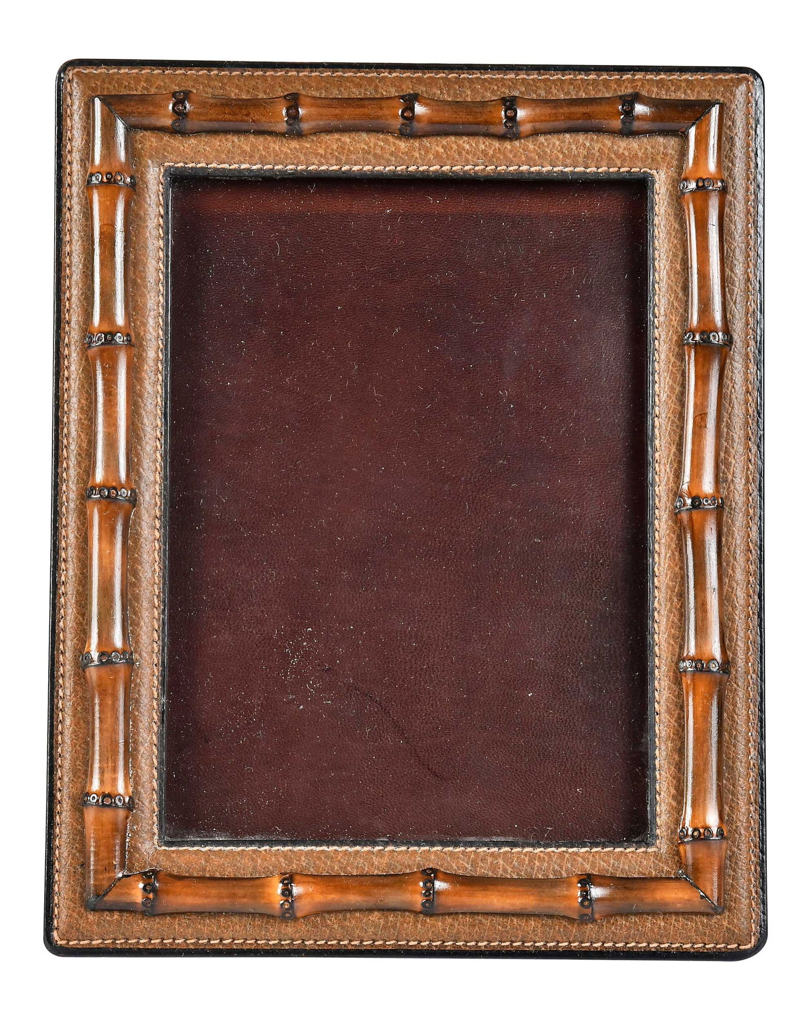 Gucci Leather and Bamboo Picture Frame (1 of 5)