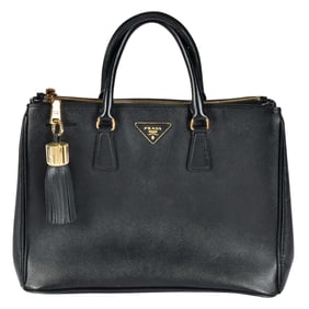 Prada Saffiano Leather Galleria Double Zip Tote Bag
