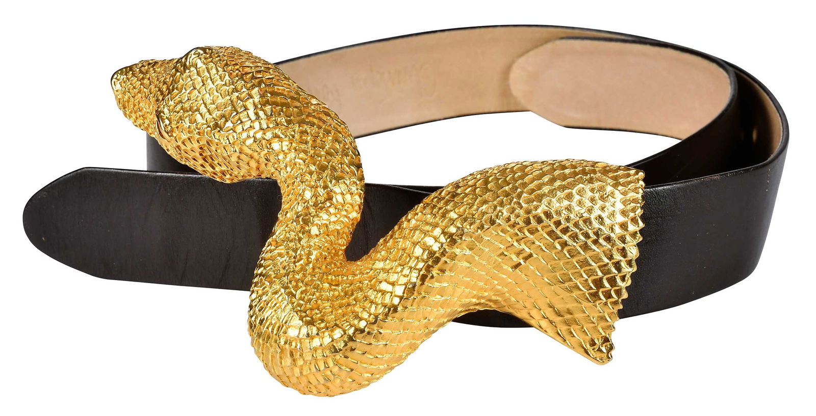 Christopher Ross 24kt. Gold Plated Snake Belt (1 of 6)