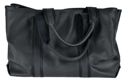 Bottega Veneta Macro Polo PVC Tote, Black