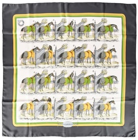 Hermes Ecuries Silk Scarf