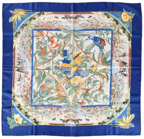 Hermes Tropiques Silk Scarf
