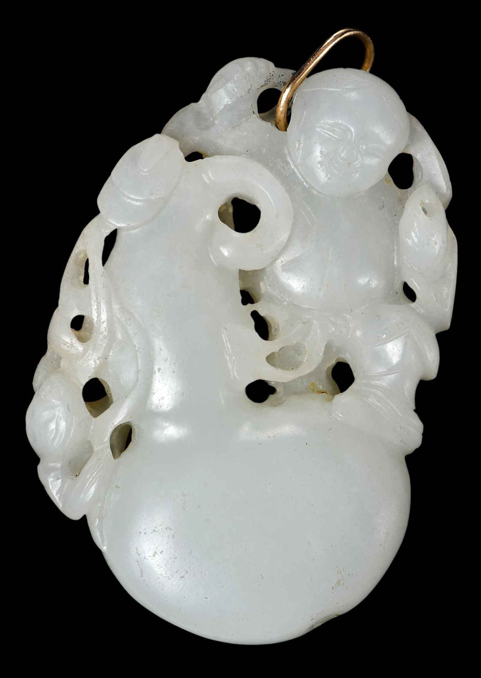 Chinese Carved Jade Figural Pendant (1 of 5)
