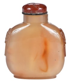 Chinese Moss Agate Snuff Bottle