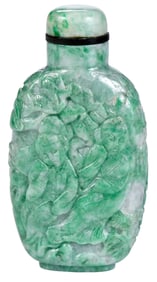 Jade Carved Snuff Bottle