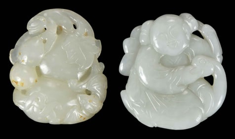Two Chinese Jade Carvings
