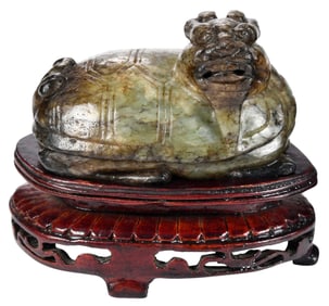 Chinese Jade Mythical Creature Bixi