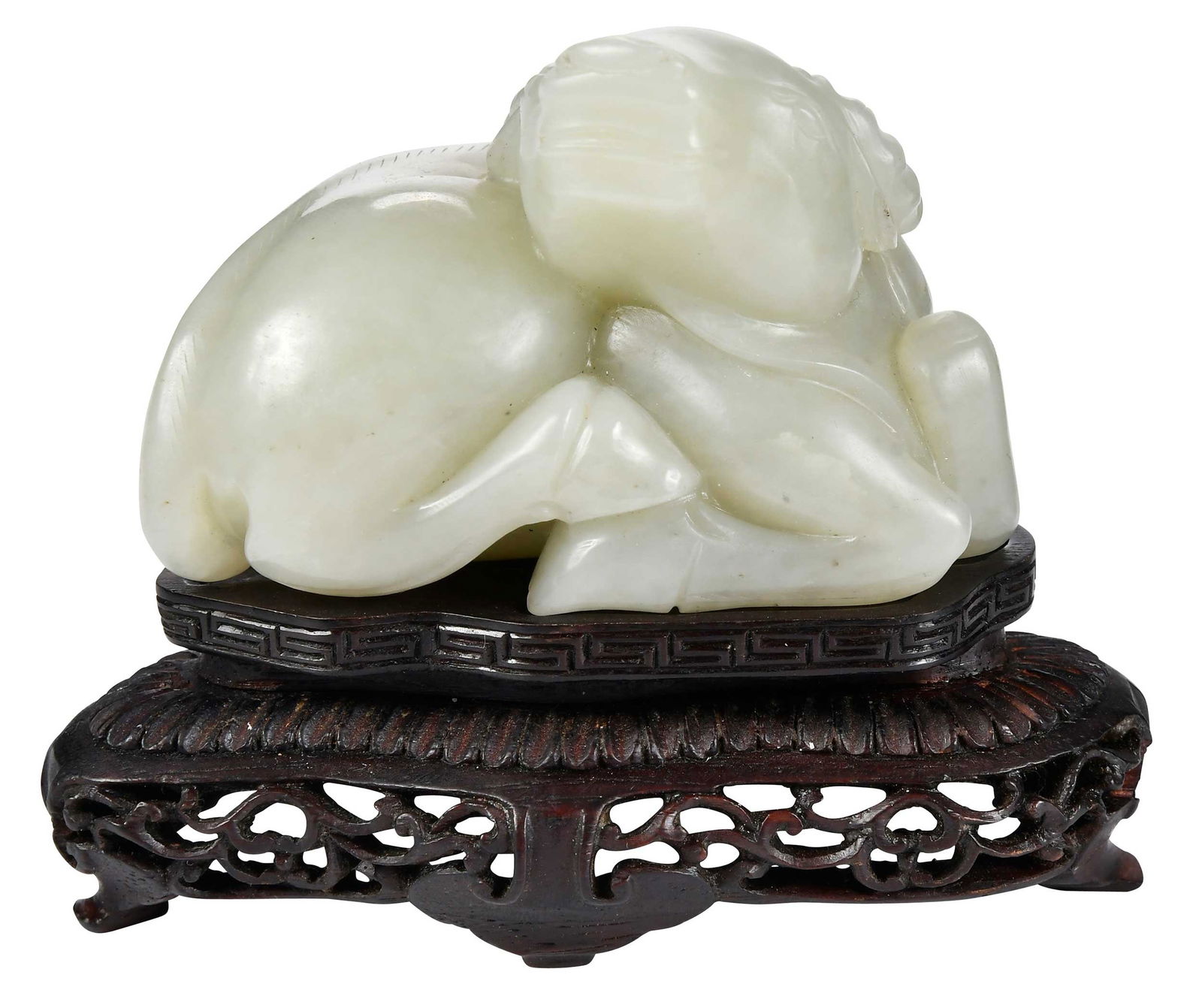 Chinese Carved Jade Water Buffalo (1 of 9)
