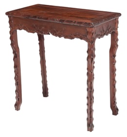 Chinese Carved Hardwood Table
