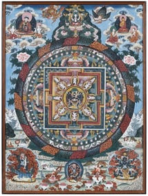 Buddhist Hand Painted Thangka