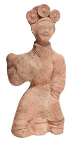 Chinese Earthenware Female Figure